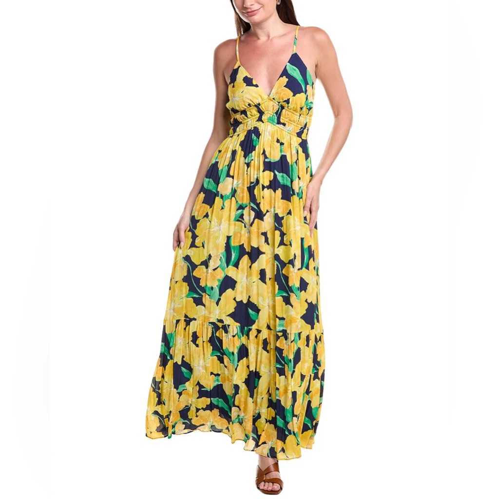 Hutch Fran Floral Maxi Dress